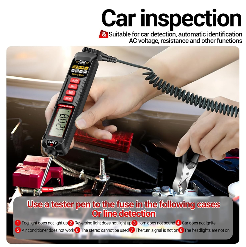 ANENG A3016 Car Voltage Detector Pen Car Fault Maintenance