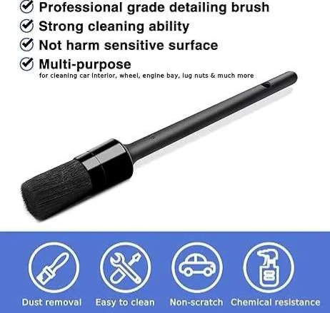 10pcs Car Detailing Tools Premium Detailing Brush Kit for Car Interior and Exterior Detailing