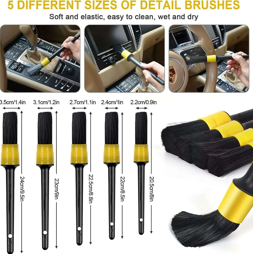21 Piece Car Detailing kit for Interior and Exterior