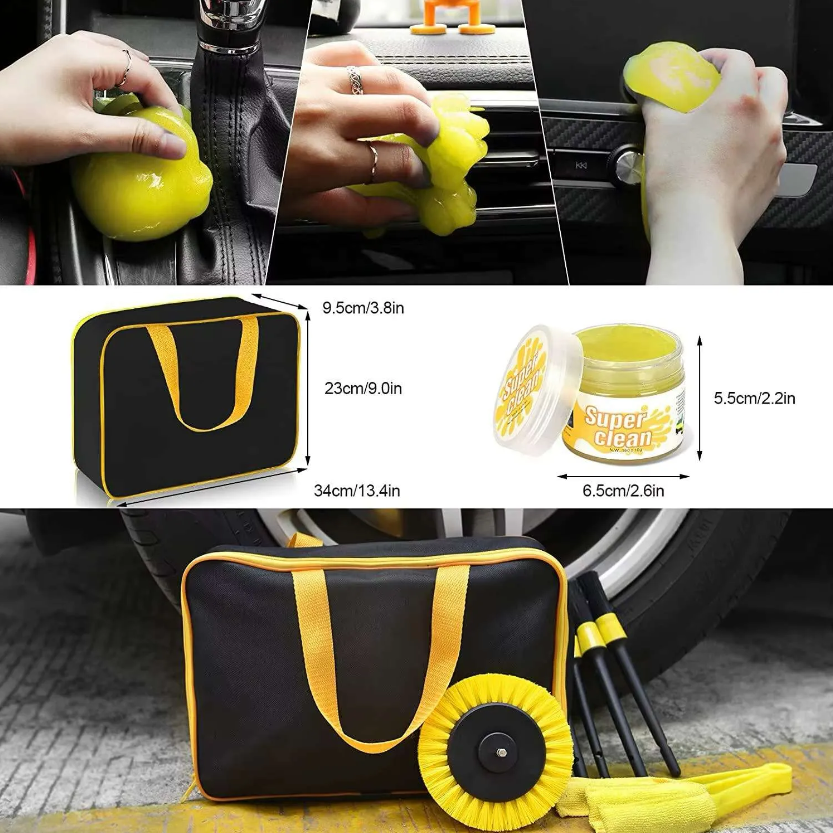 21 Piece Car Detailing kit for Interior and Exterior
