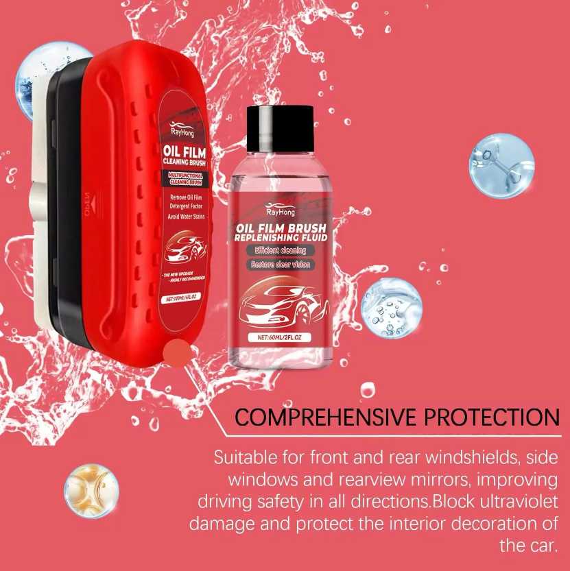 Windshield Oil Film Cleaner Glass Cleaning Board