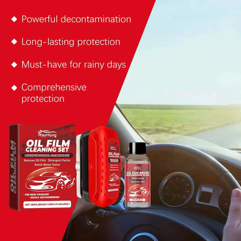 Windshield Oil Film Cleaner Glass Cleaning Board