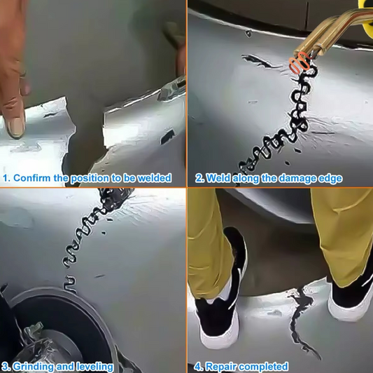 1000Pcs 0.8mm Hot Staples Plastic Welding Wave Stapler for Car Bumper Repair Kit