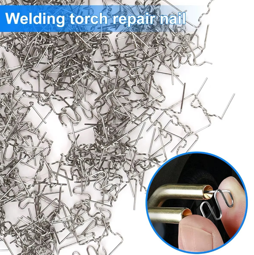 1000Pcs 0.8mm Hot Staples Plastic Welding Wave Stapler for Car Bumper Repair Kit