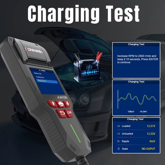 KONNWEI Car Battery & Alternator Tester
