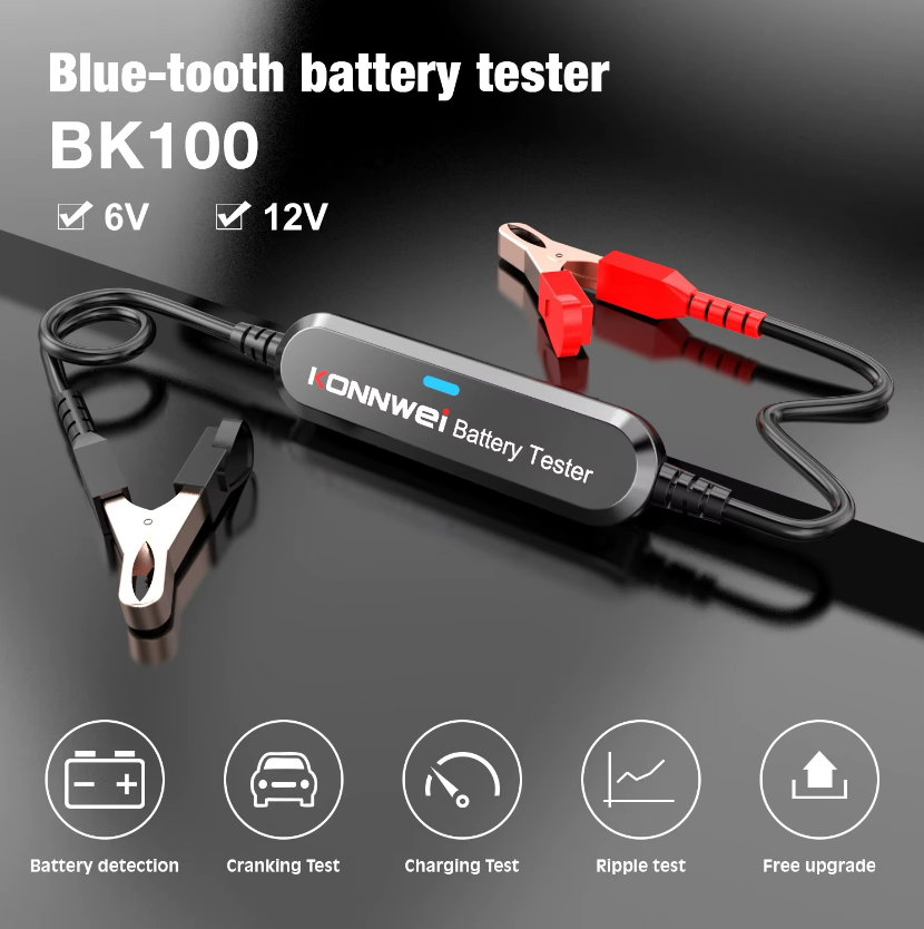 Konnwei Bluetooth Car Battery Tester