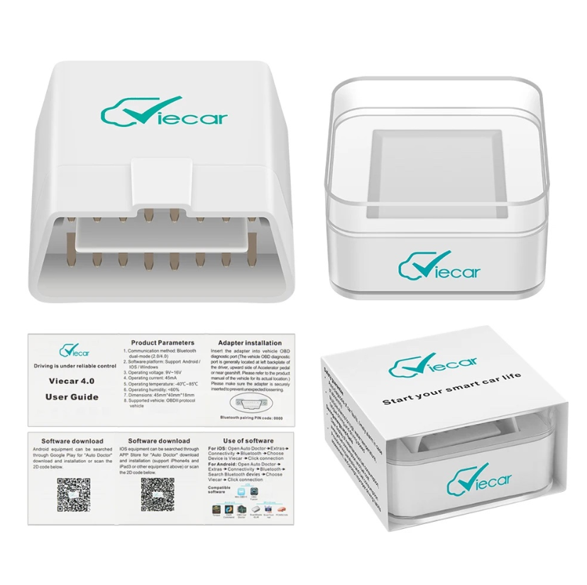 VC100 bluetooth 4.0 Diagnostic Tools Obd2 Scanner for All Cars