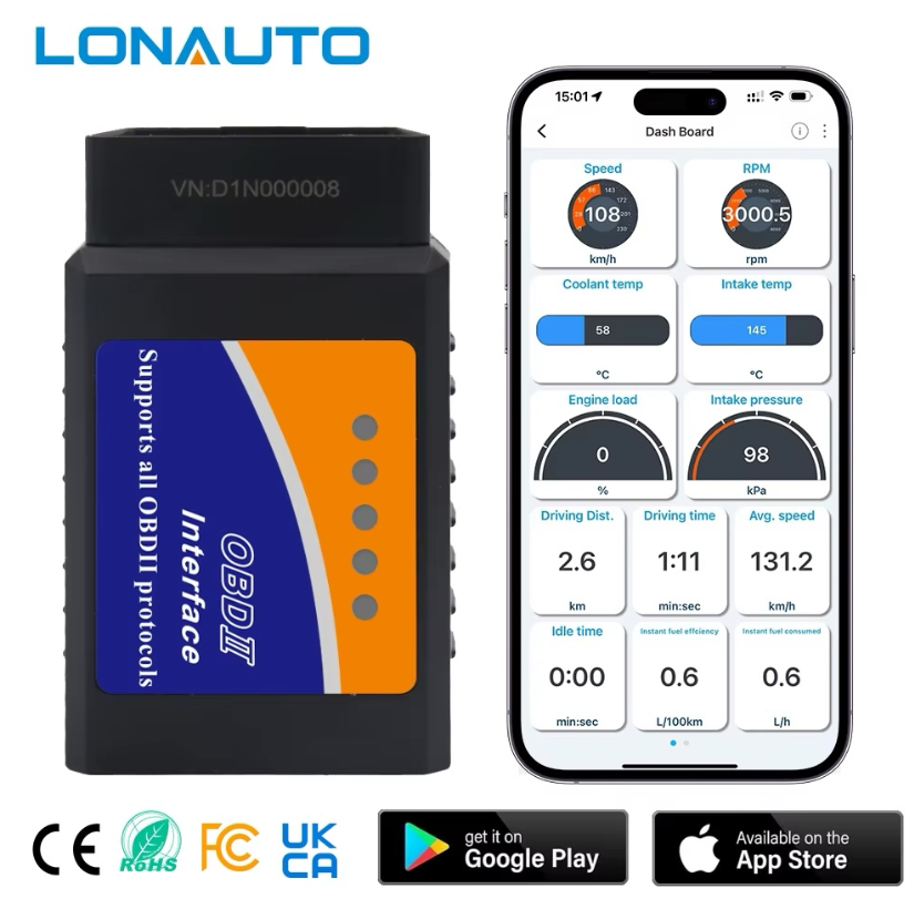 Elm327 OBD2 OBDII Car Scanner