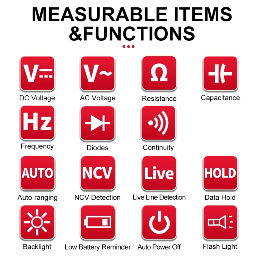 Easy to Carry Easy to Use Auto-ranging 6000 Counts Pen Style Digital Multimeter