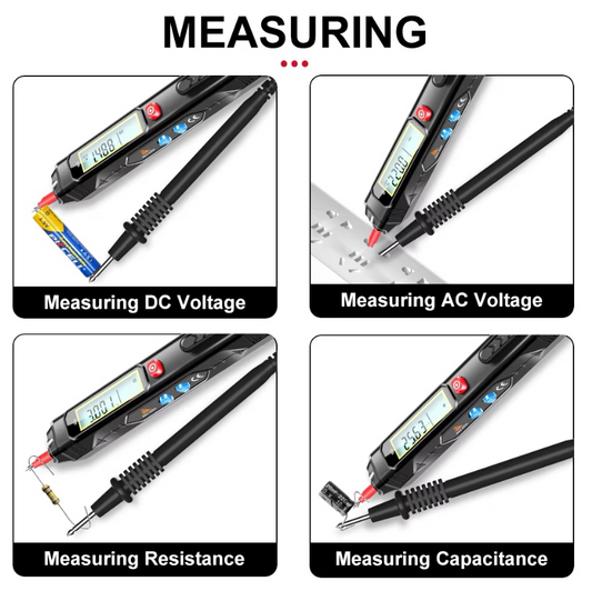 Easy to Carry Easy to Use Auto-ranging 6000 Counts Pen Style Digital Multimeter