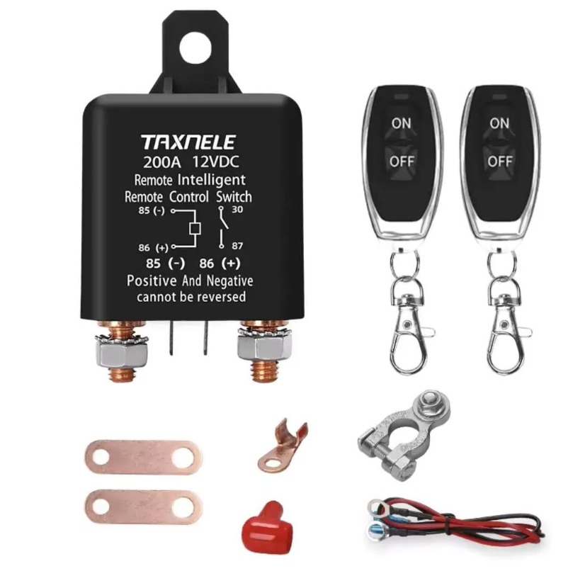 Universal Battery Switch Relay Wireless Remote Control