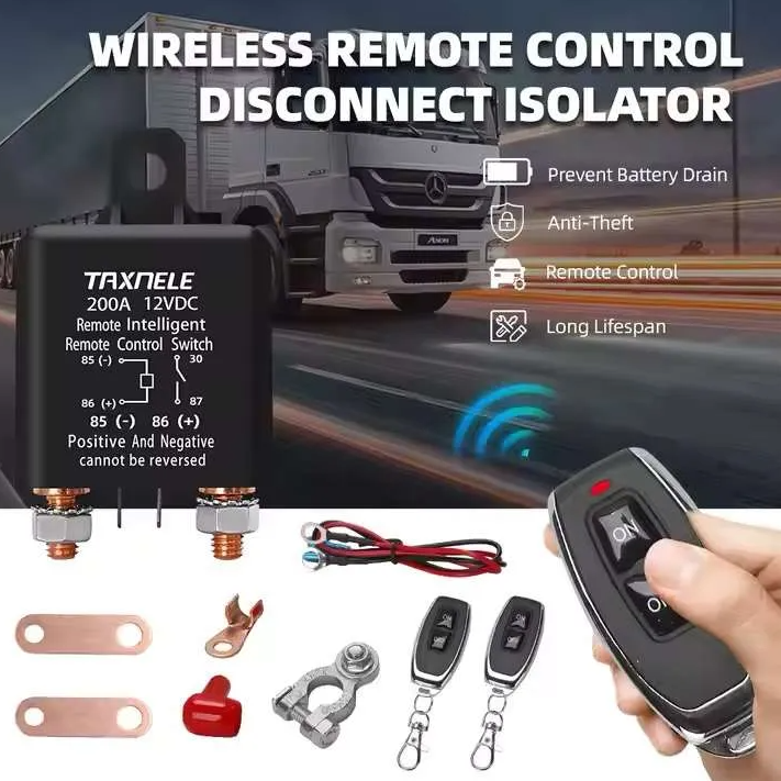 Universal Battery Switch Relay Wireless Remote Control