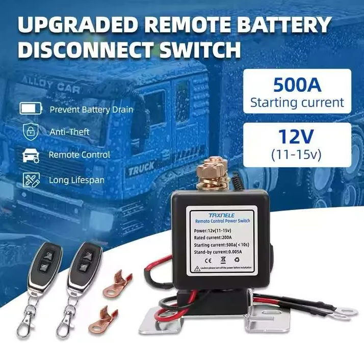 Universal Battery Switch Relay Wireless Remote Control