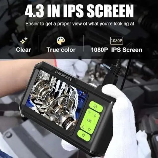 1080P HD Waterproof 15m Cables Industrial Endoscope