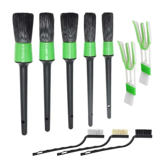 10pcs Car Detailing Tools Premium Detailing Brush Kit for Car Interior and Exterior Detailing