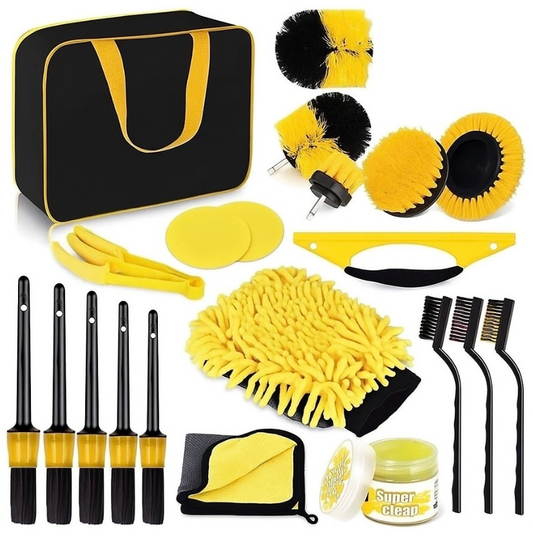 21 Piece Car Detailing kit for Interior and Exterior