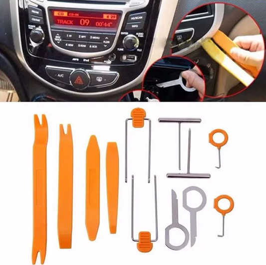 Car Repair Tools 12pcs/set Car Radio Audio Door Clip Panel Trim Removal Kits