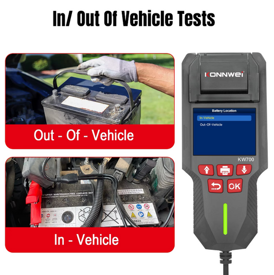 KONNWEI Car Battery & Alternator Tester