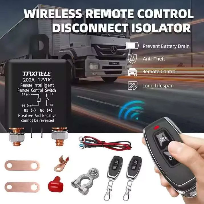 Universal Battery Switch Relay Wireless Remote Control