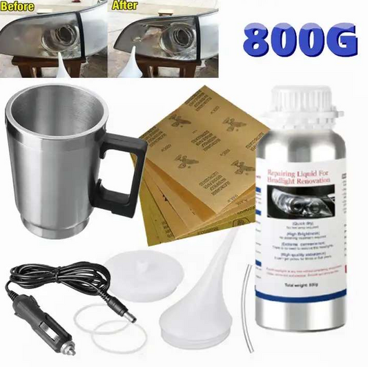 Car Headlight Restoration Full Kit