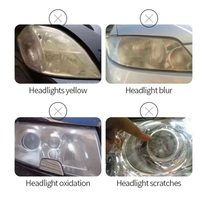Car Headlight Restoration Full Kit